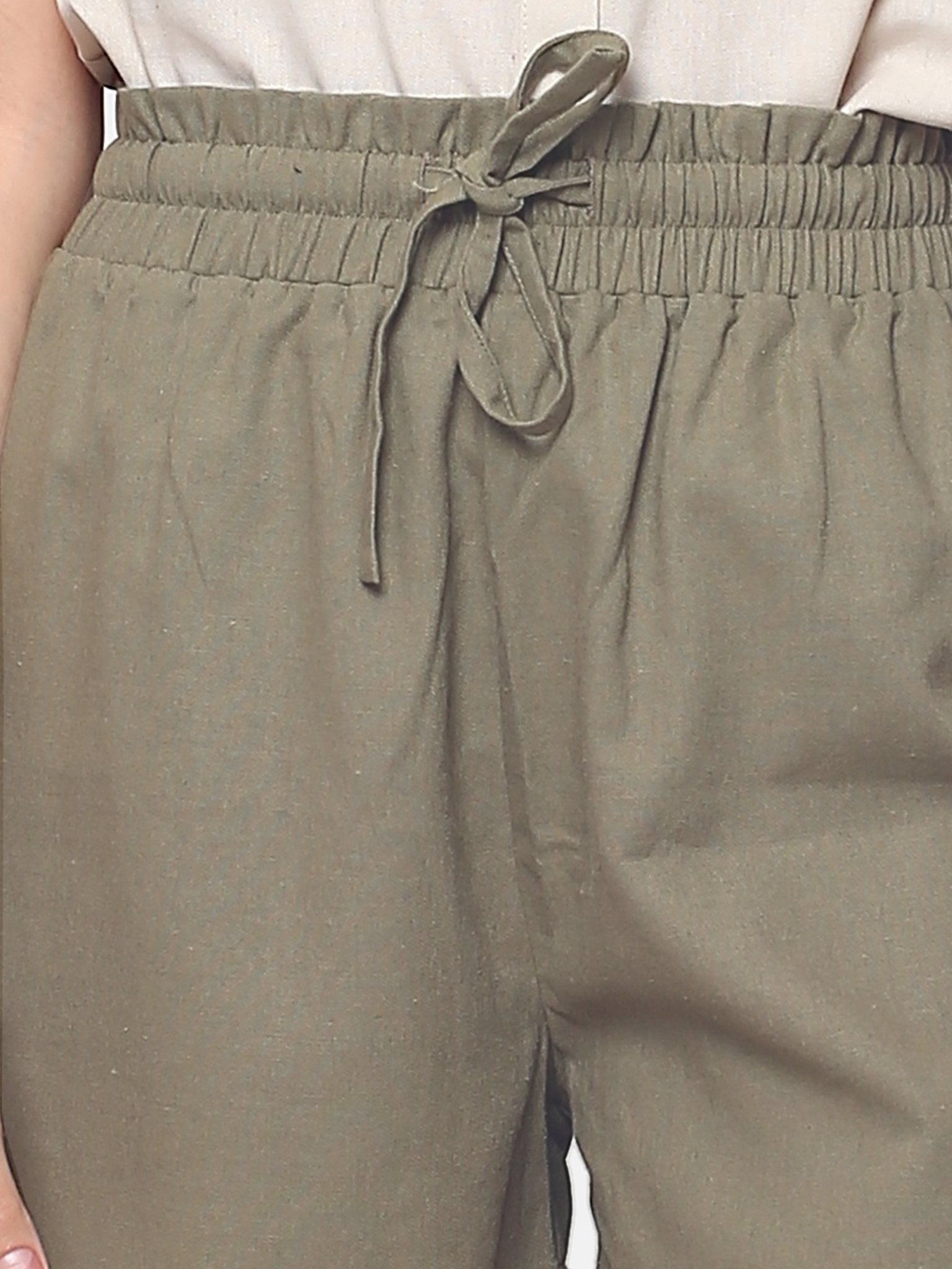 Pantaloncini elastici  100% Lino