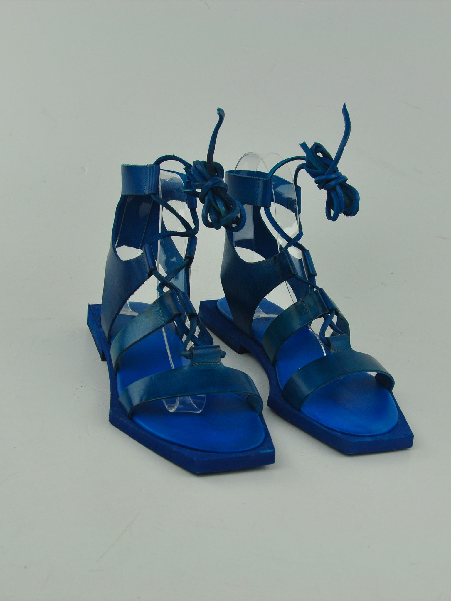 A8 PELLE BLU - SUOLA QUADRA