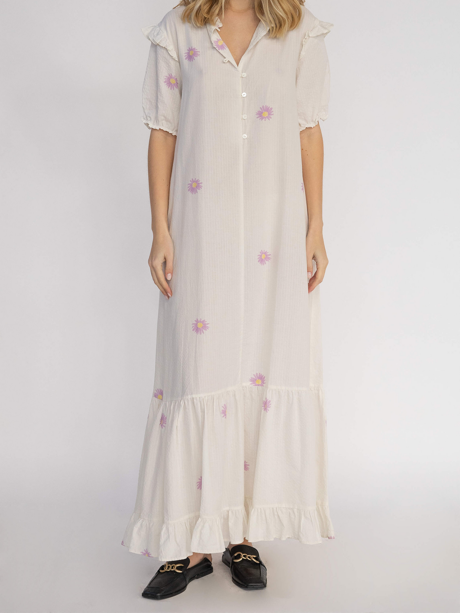Oversized white dress